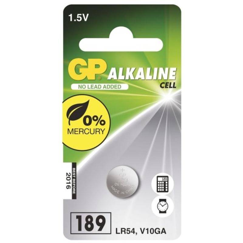 Obrázok Alkalická knoflíková baterie GP LR54 (189) 1041018911