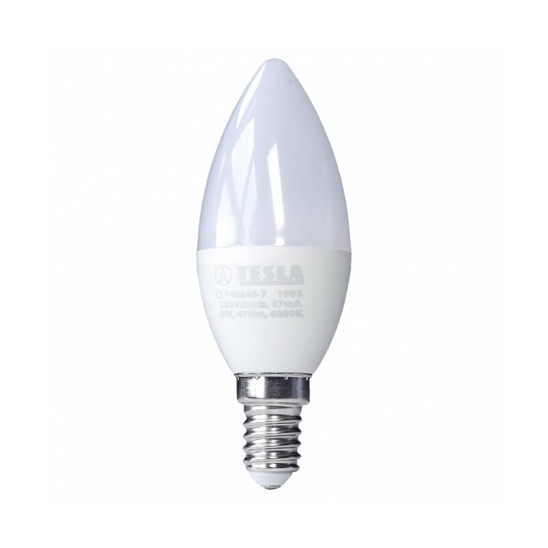 Obrázok Tesla LED žiarovka sviečka E14 6 W (CL140640-7)