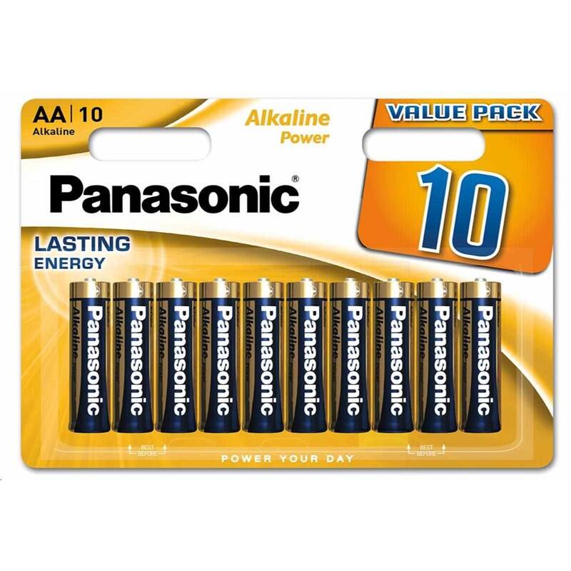 Batéria alkalická Panasonic ALKALINE POWER AA, LR06, blister 10ks (LR6APB/10BW)