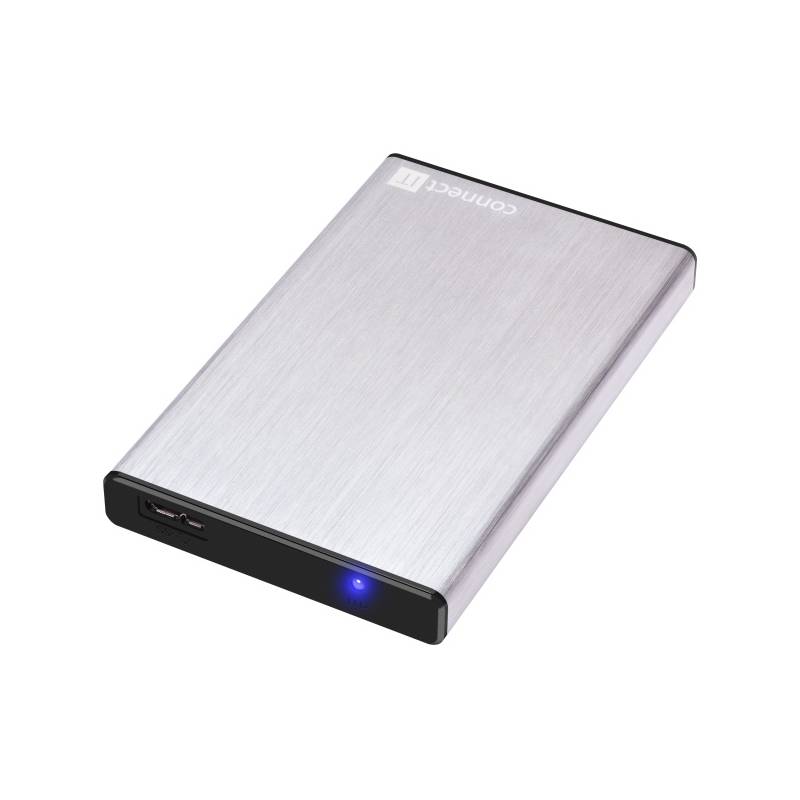 Box na HDD Connect IT CI-1045, 2,5&quot; SATA, USB 3.0 (CI-1045) strieborný