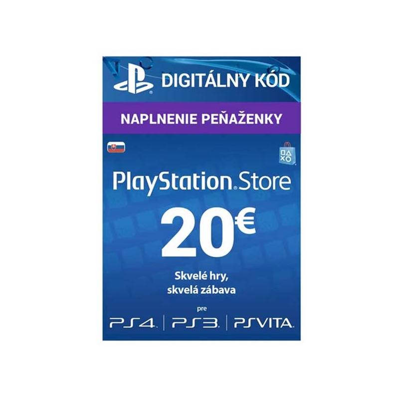 Obrázok PlayStation Live Cards 20 EUR Hang pro SK PS Store