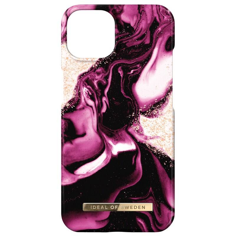 Obrázok iDeal Of Sweden Fashion na Apple iPhone 14 - Golden Ruby Marble (IDFCAW21-I2261-319)