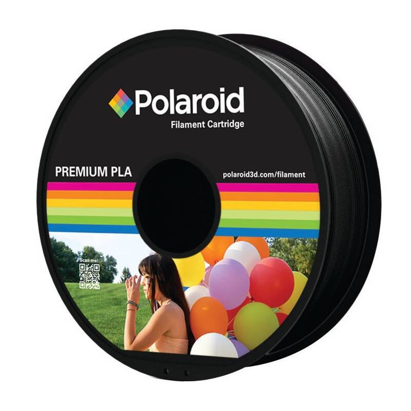 Obrázok Polaroid 1kg Universal Premium PLA filament, 1.75mm/1kg - Black PL-8008-00