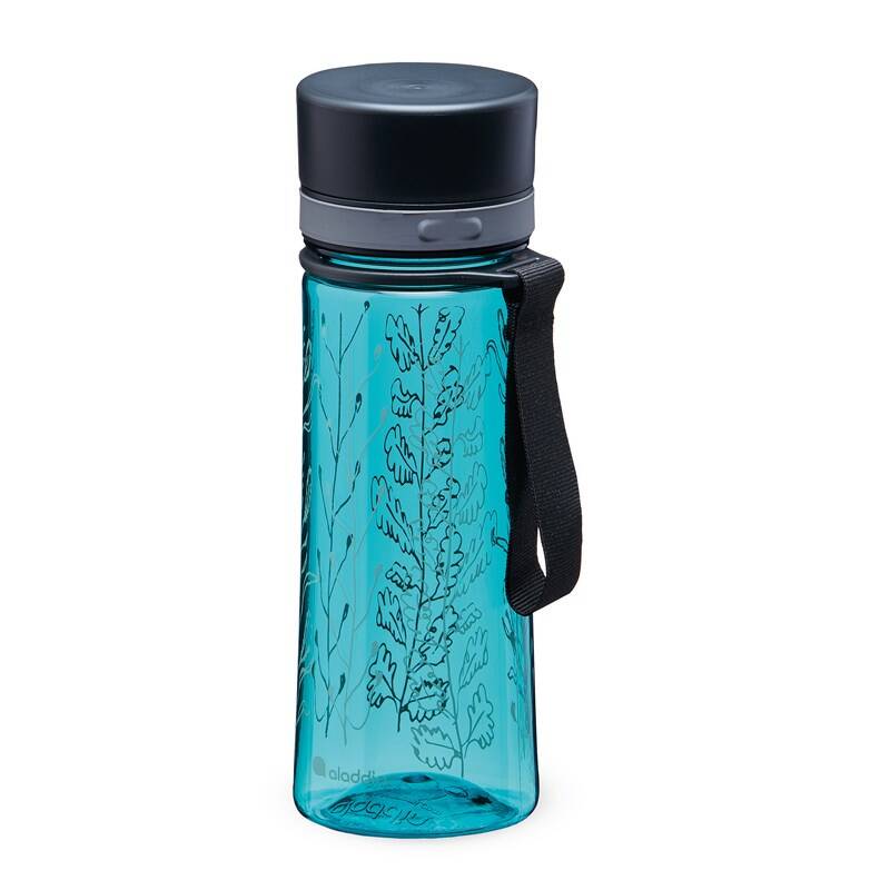 Obrázok ALADDIN AVEO fľaša na vodu 350 ml Aqua Blue Print (10-01101-112)