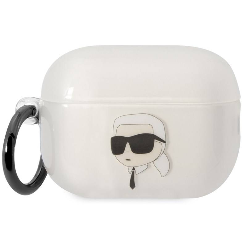 Obrázok Karl Lagerfeld 3D Logo NFT Karl Head na Airpods Pro 2 (KLAP2HNIKTCT) biele