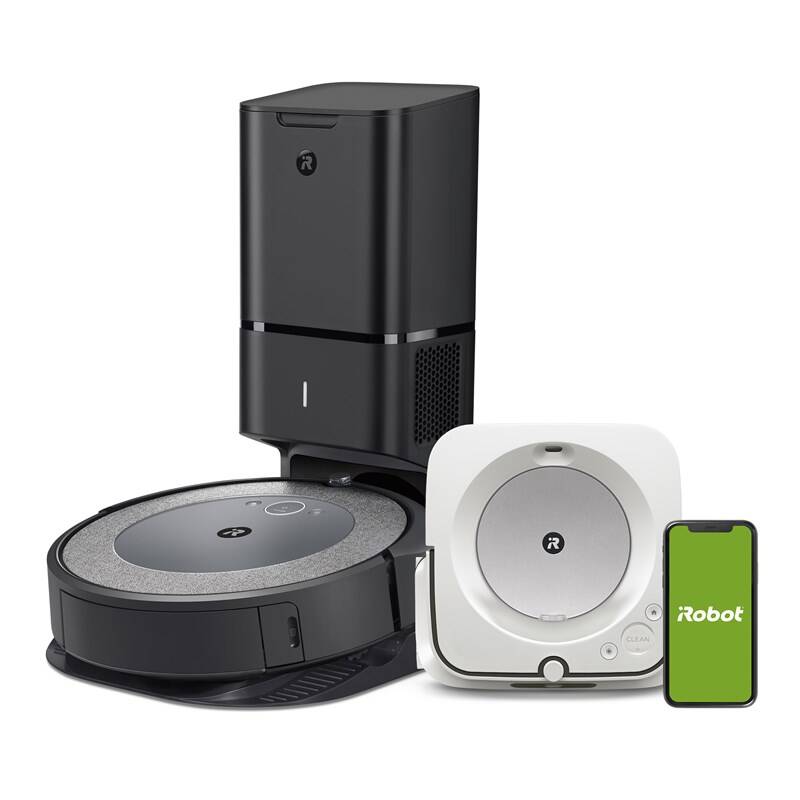 Obrázok iRobot Roomba i3+ Neutral/Braava Jet M6 sivý/biely