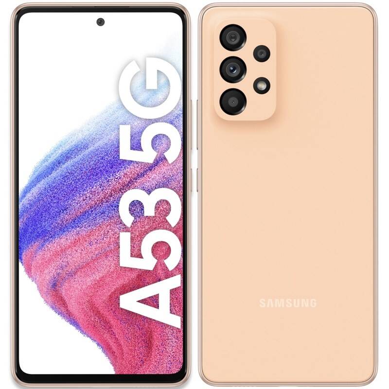 Mobilný telefón Samsung Galaxy A53 5G 8GB/256GB (SM-A536BZOLEUE) oranžový