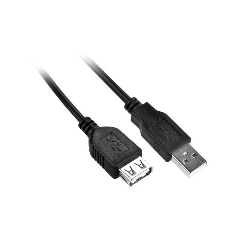 Kábel GoGEN USB, 1,5m, prodlužovací (GOGUSBAA150FM01) čierny