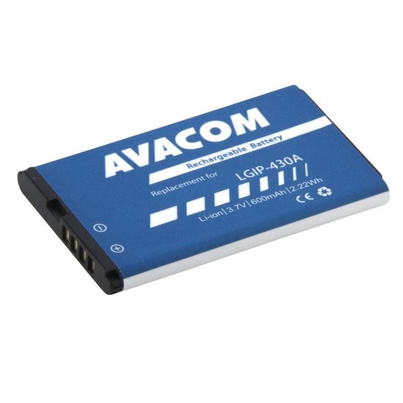 Obrázok AVACOM Baterie do mobilu LG KP100 Li-Pol 3,7V 600mAh (náhrada LGIP-430A) GSLG-KP100-600