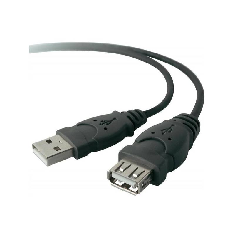 Kábel Belkin USB, 3m, predlžovací (F3U134b10) sivý
