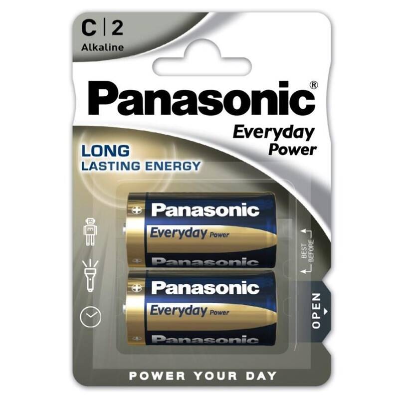 Batéria alkalická Panasonic Everyday Power C, LR14, blister 2ks (LR14EPS/2BP)