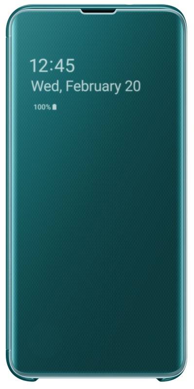 Obrázok Samsung Galaxy S10e Clear View Cover zelený (EF-ZG970CGEGWW)