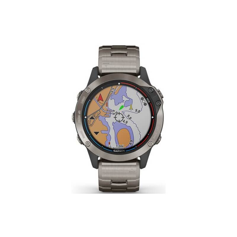 Obrázok Garmin Quatix6 Saphire - Titanium/Titanium (010-02158-95)