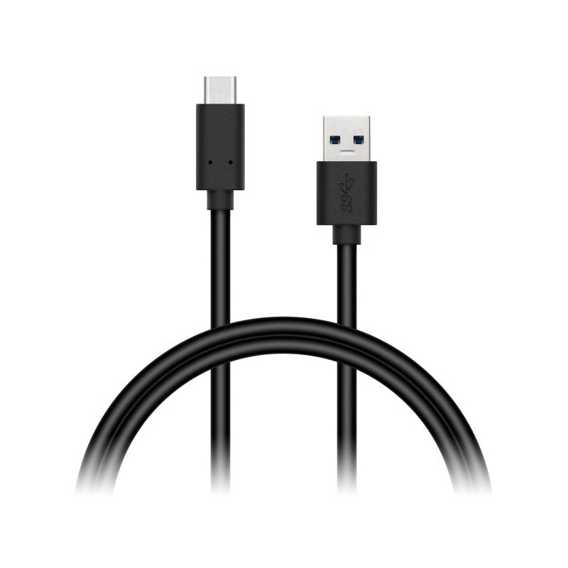 Kábel Connect IT USB/USB-C, 0,5 m (CI-1174) čierny