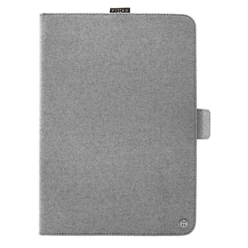 Puzdro na tablet flipové FIXED Novel na tablety 10,1&quot; s vreckom pre stylus (FIXNOV-T10-GR) sivý