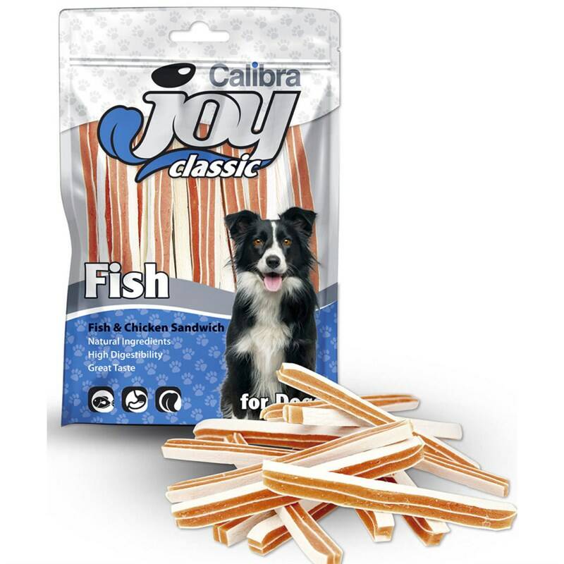 Obrázok Calibra Joy Dog Classic Fish&Chicken Sandwich 80g NEW