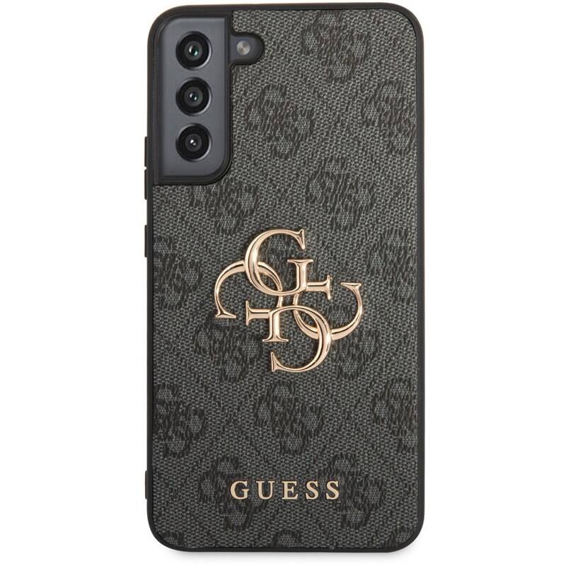 Obrázok Guess PU 4G Metal Logo Zadní Kryt pro Samsung Galaxy S23+ Grey