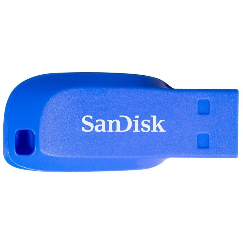 USB flashdisk SanDisk Cruzer Blade 16GB (SDCZ50C-016G-B35BE) modrý