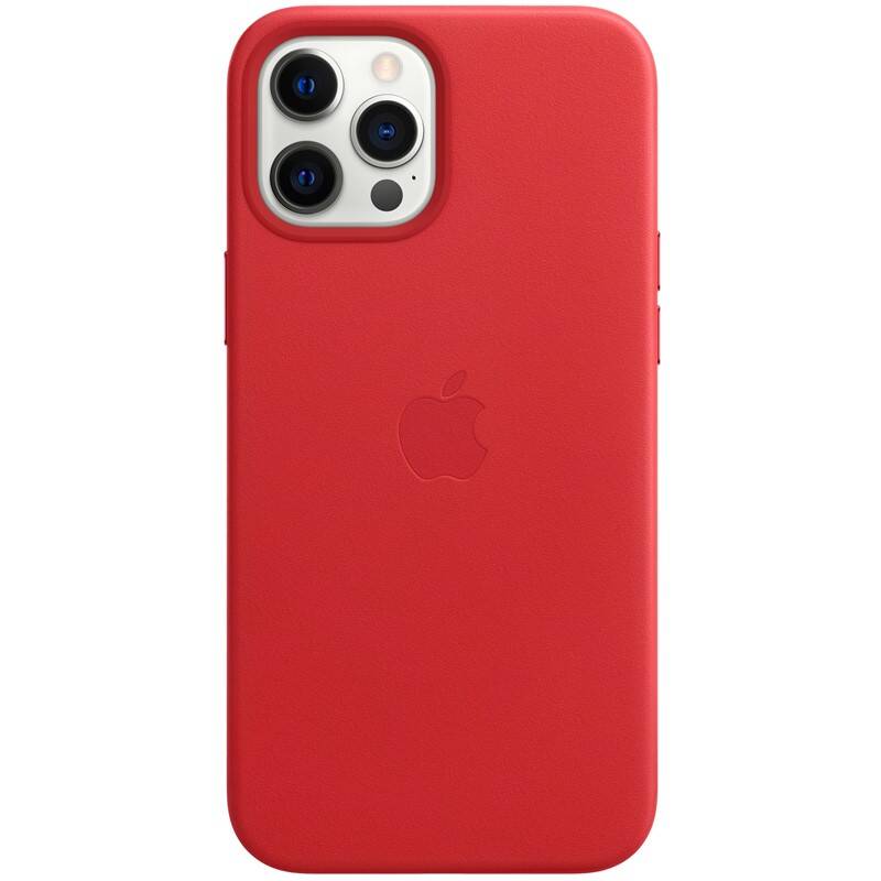 Obrázok Apple iPhone 12 Pro Max Kožený kryt s MagSafe (PRODUCT)RED (MHKJ3ZM/A)