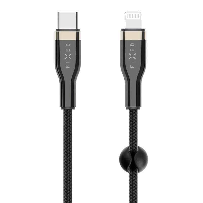 Obrázok FIXED USB-C/Lightning s podporou PD, MFI, 2m (FIXDB-CL2-BK) čierny