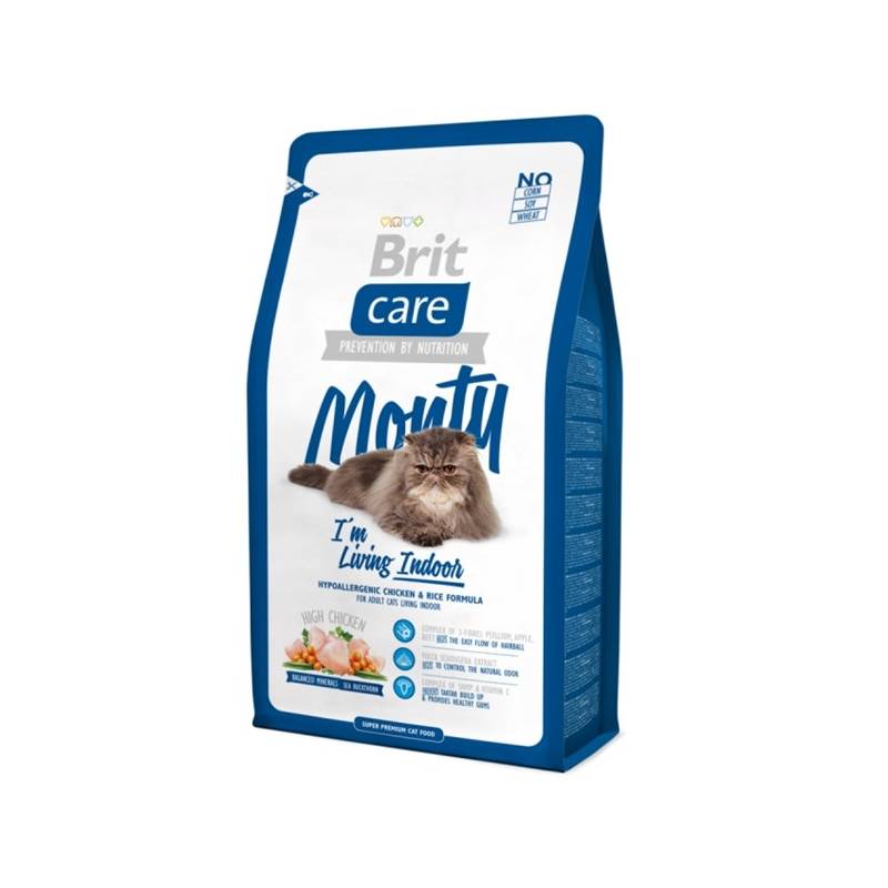 Obrázok Brit Care Cat Monty I´m Living Indoor 2kg