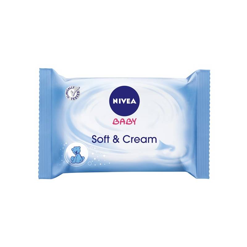 Obrázok NIVEA Baby Soft & Cream Cleansing Wipes Detská kozmetika 63ks