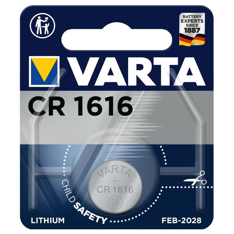Batéria lítiová Varta CR1616, blistr 1ks (6616112401)