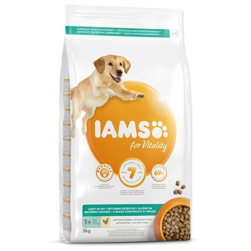 Obrázok Iams Dog Adult Weight control Chicken 3kg