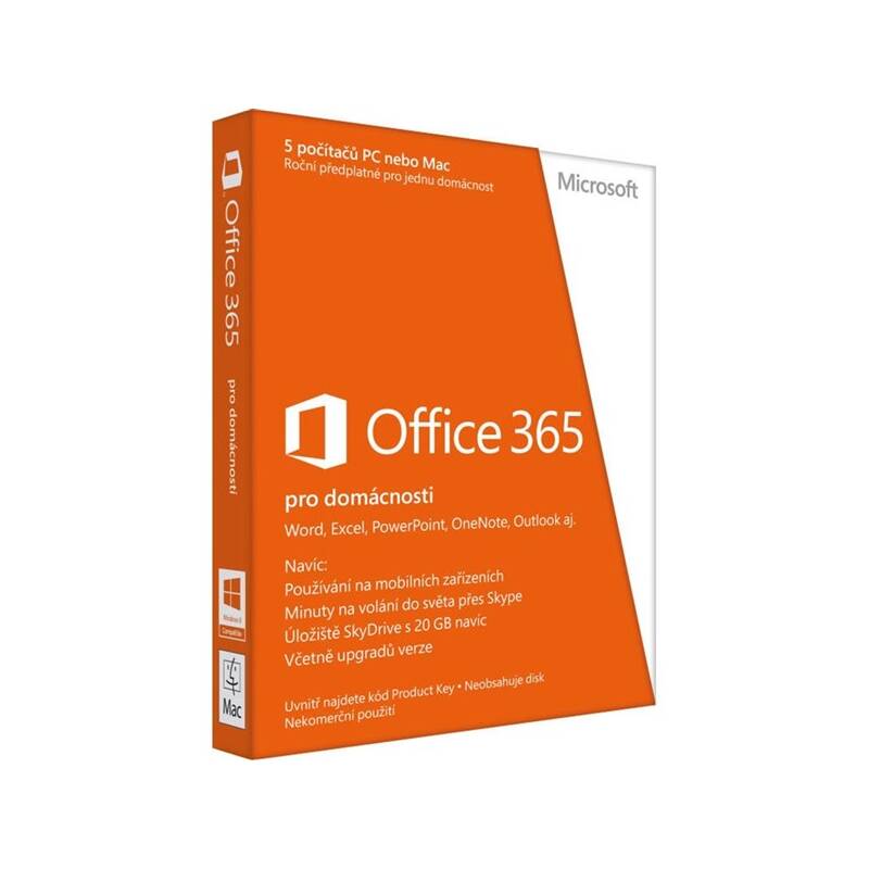 Obrázok Microsoft Office 365 pro domácnosti CZ ESD licence (6GQ-00092)