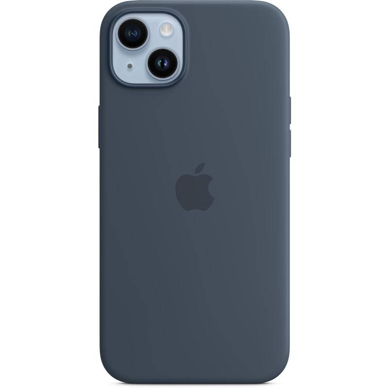 Kryt na mobil Apple Silicone Case s MagSafe pre iPhone 14 Plus - búrkovo modrý (MPT53ZM/A)