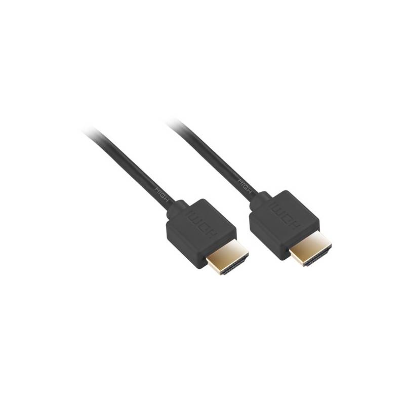 Kábel GoGEN HDMI 2.0, 5m, pozlacený, High speed, s ethernetem (GOGHDMI500MM02) čierny
