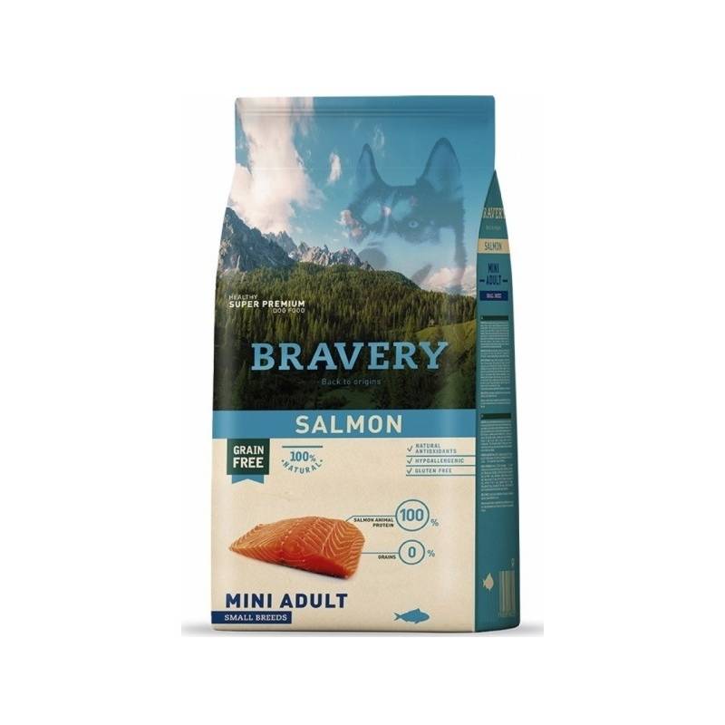 Obrázok Bravery dog ADULT MINI salmon 2kg