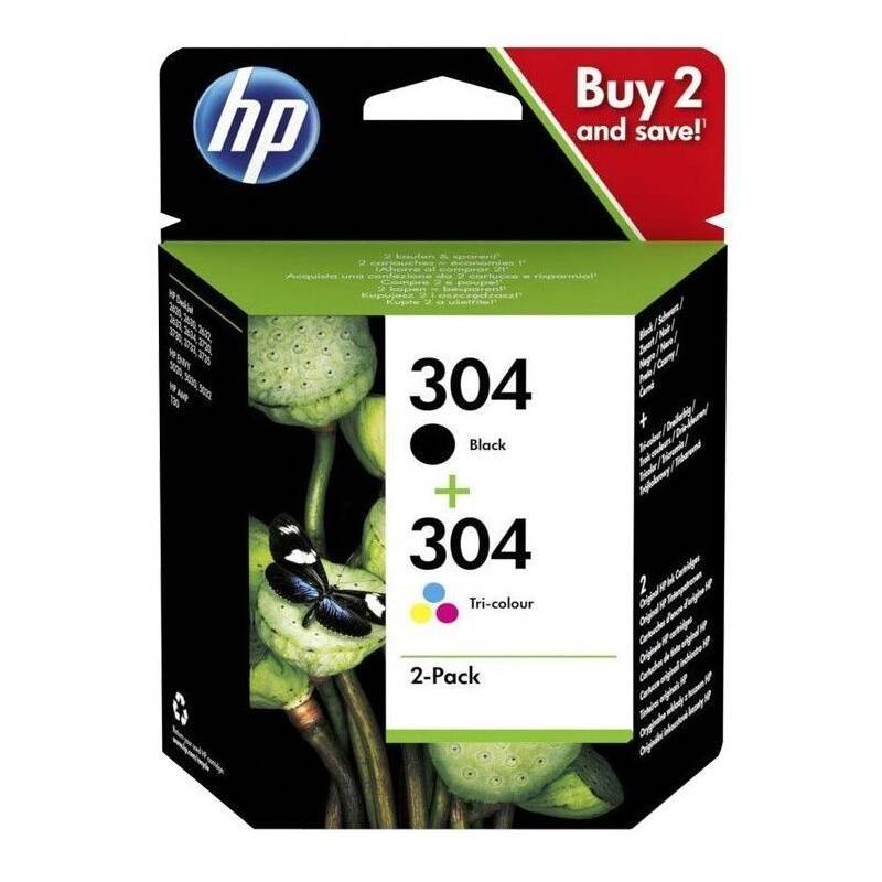 Obrázok HP 3JB05AE č. 304 multipack černá+tri-color