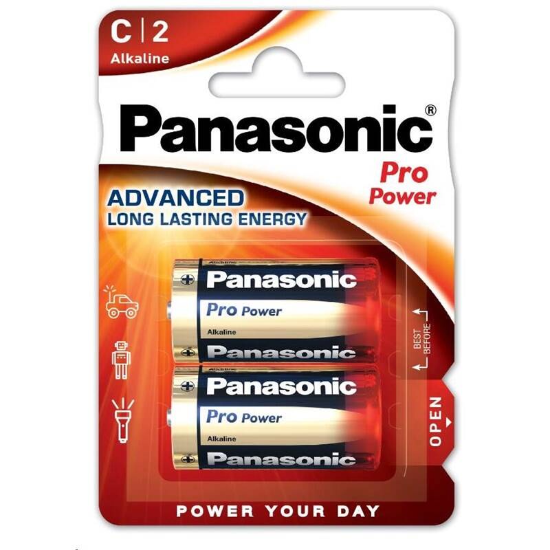 Batéria alkalická Panasonic Pre Power C, LR14, blister 2ks (LR14PPG/2BP)
