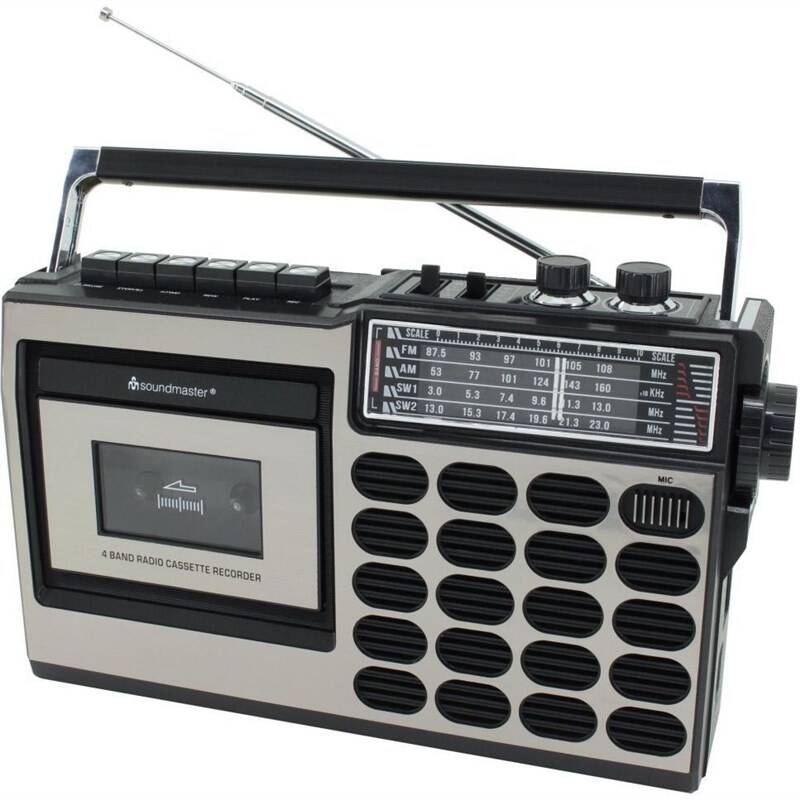 Obrázok FM prenosné rádio soundmaster RR18SW, UKW, KW, MW, čierna