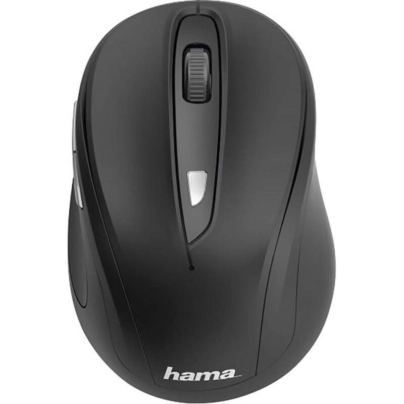 Obrázok Optická bezdrôtová myš Hama MW-400 182626, ergonomická, čierna