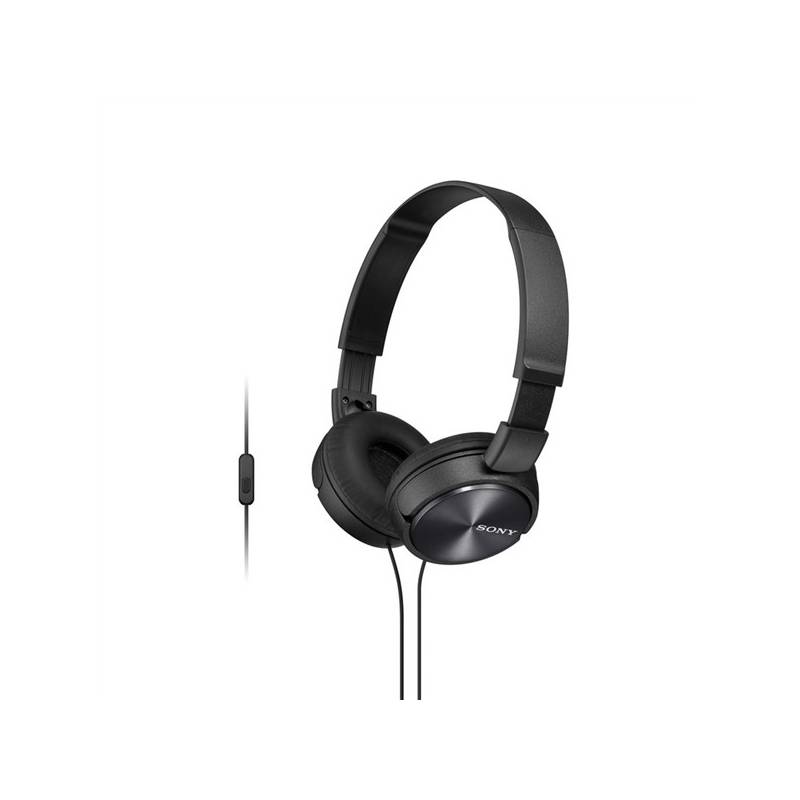 Obrázok SONY sluchátka MDR-ZX310AP, handsfree, černé MDRZX310APB.CE7