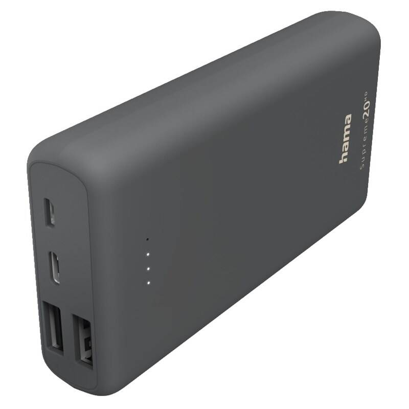 Obrázok Hama Supreme 20HD, 20000 mAh (201669) sivá