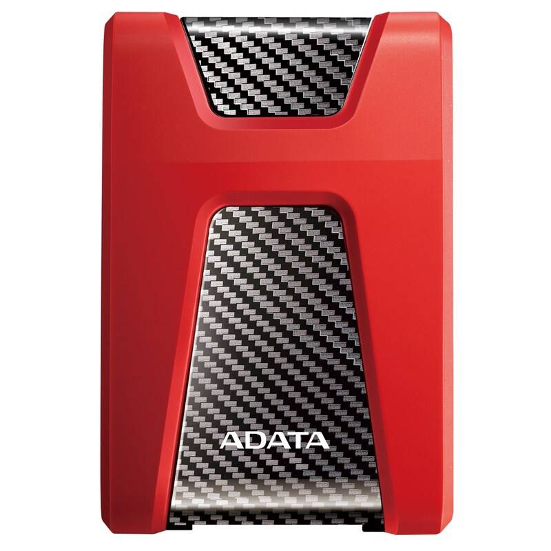 Externý pevný disk ADATA HD650 2TB (AHD650-2TU31-CRD) červený