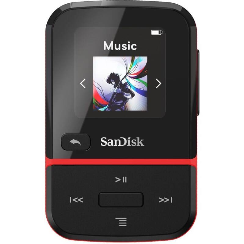 MP3 prehrávač SanDisk Clip Sport Go2 16GB (SDMX30-016G-E46R) čierny/červený