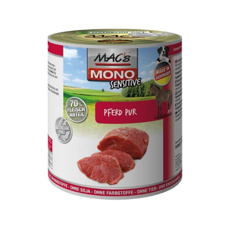 Obrázok MACs Dog MONO Sensitive koňské 400g