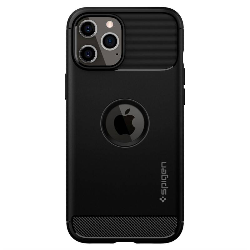 Obrázok Spigen Rugged Armor Black iPhone 12/iPhone 12 Pro (ACS01700)