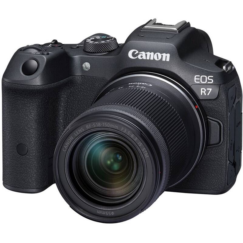 Digitálny fotoaparát Canon EOS R7 + RF-S 18-150 mm IS STM + Adapter EF-EOS R (5137C019) čierny + Doprava zadarmo