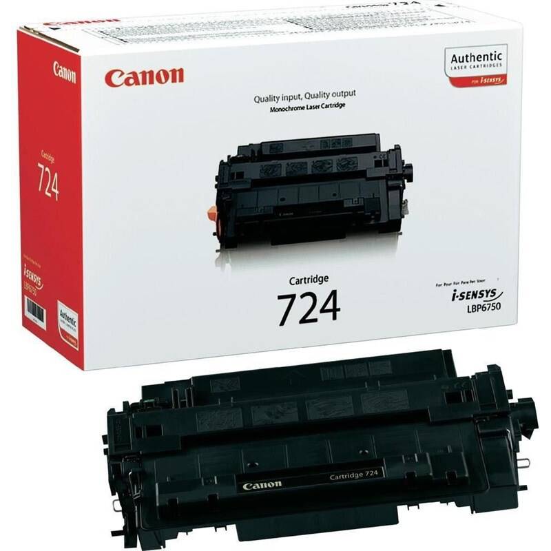 Toner Canon CRG-724, 6000 stran - originální (3481B002) čierny