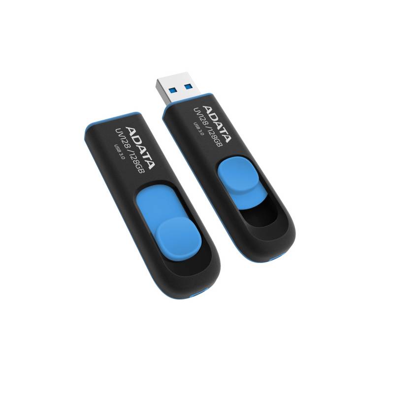 USB flash disk ADATA UV128 128GB (AUV128-128G-RBE) čierny/modrý