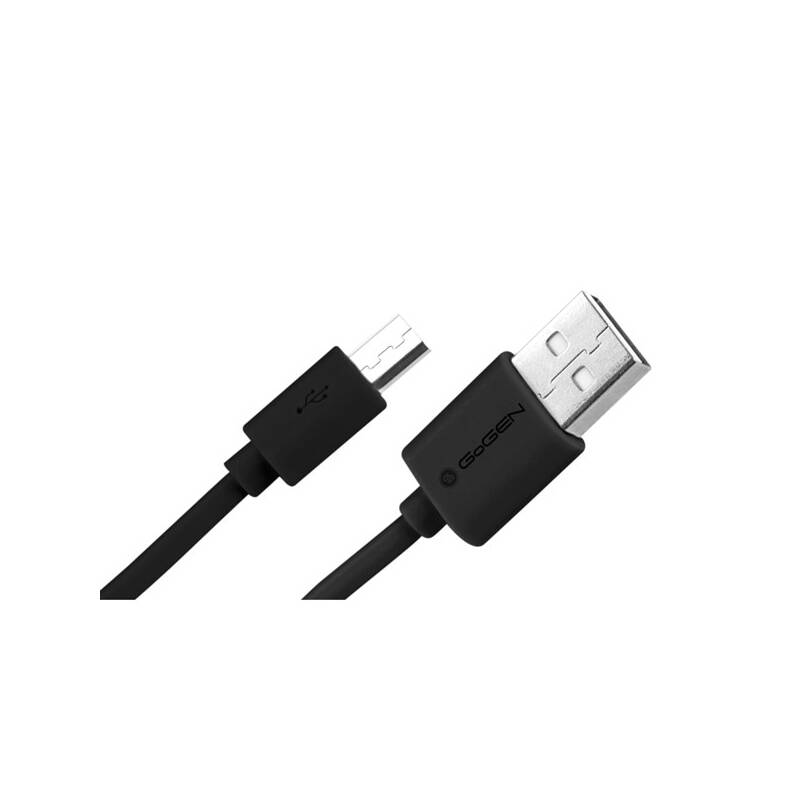 Kábel GoGEN USB/micro USB, 0,9m (MICUSB 100 MM12) čierny