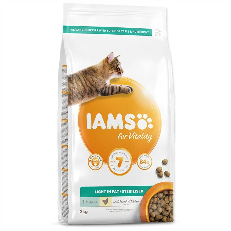 Obrázok Iams Cat Adult Weight control Chicken 2kg