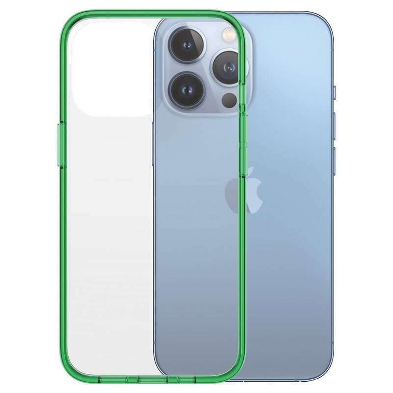 Obrázok PanzerGlass ClearCaseColor na Apple iPhone 13 Pro (0339) zelený/priehľadný