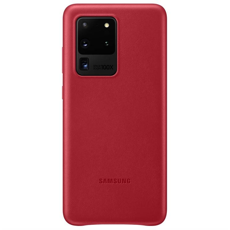 Obrázok Samsung Leather Cover pro Galaxy S20 Ultra (EF-VG988LREGEU) červený