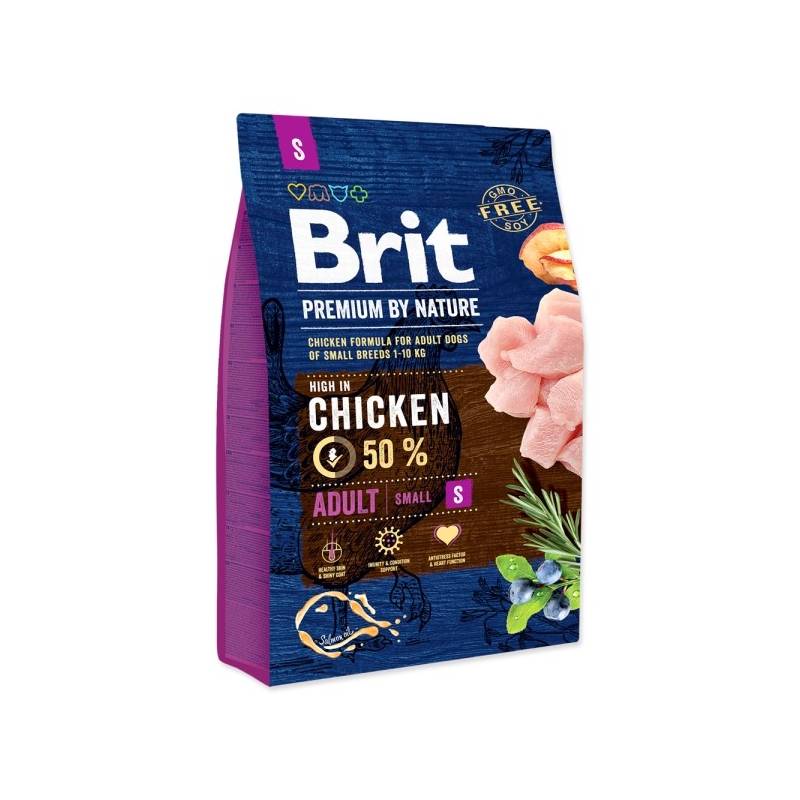 Obrázok Brit Premium Dog by Nature Adult S 3kg